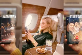 Emirates A380 Starlink