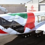 Emirates A380 BAE Bayrağı ile Özel Tasarım Ulusal Birlik Gökyüzüne Taşındı