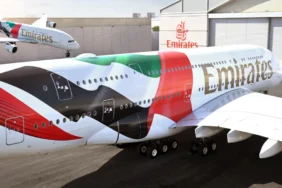 Emirates A380 BAE Bayrağı ile Özel Tasarım Ulusal Birlik Gökyüzüne Taşındı