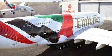 Emirates A380 BAE Bayrağı ile Özel Tasarım Ulusal Birlik Gökyüzüne Taşındı
