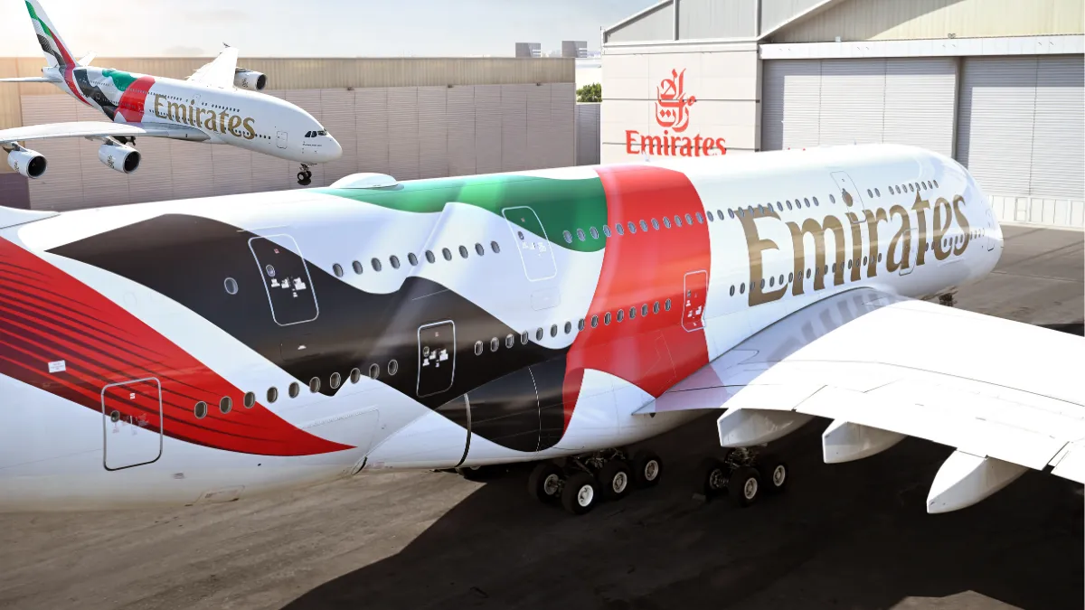 Emirates A380 BAE Bayrağı ile Özel Tasarım Ulusal Birlik Gökyüzüne Taşındı