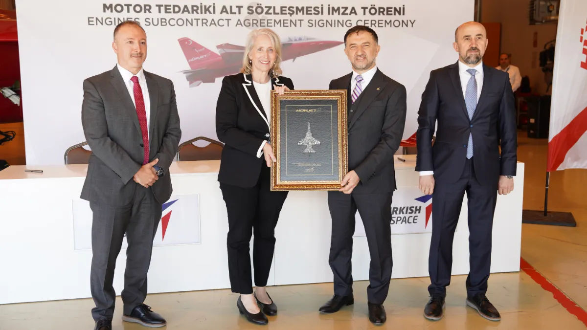 GE Aerospace ve TUSAŞ Hürjet İçin F404 Motorları Anlaşmasını İmzaladı