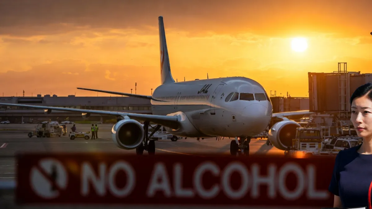 Japan Airlines’ta Kabin Ekibine Alkol Yasağı