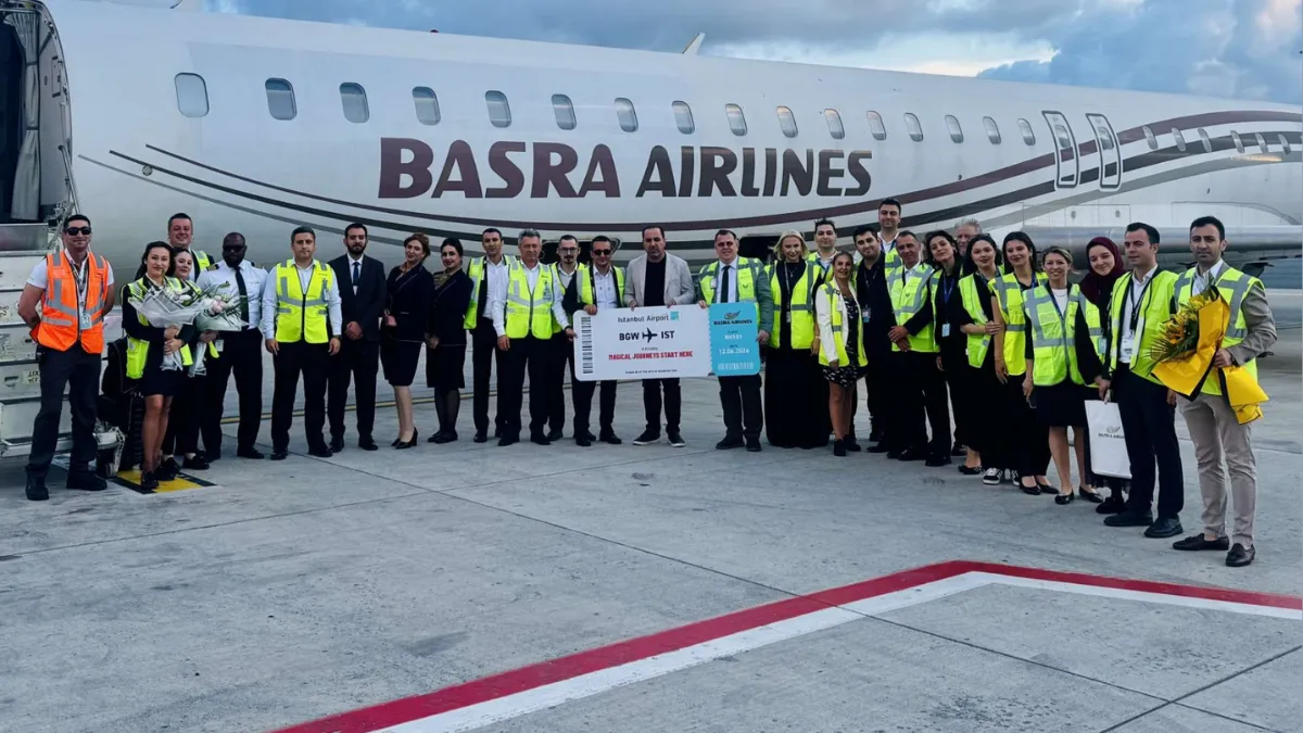 Basra Airlines İstanbul Uçuşlarını Başlattı Havas Yer Hizmetlerini Üstlendi