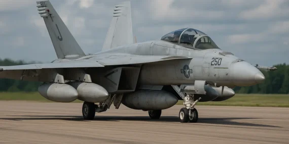 ABD Ordusu’na Ait F/A-18 Hornet Düştü