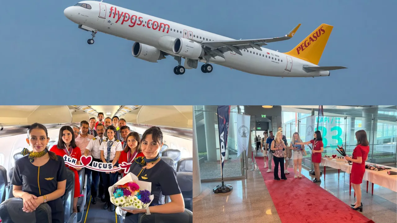 Pegasus Çukurova Dalaman Uçuşlarına Bugün Başladı