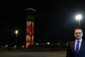 Sabiha Gökçen ATC Kulesi Kırmızı-Beyaz