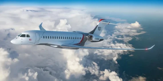Dassault Falcon 10X İlk Uçuşunu Başarıyla Tamamladı