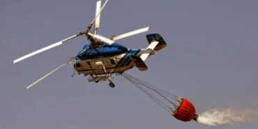 yangın söndürme helikopteri