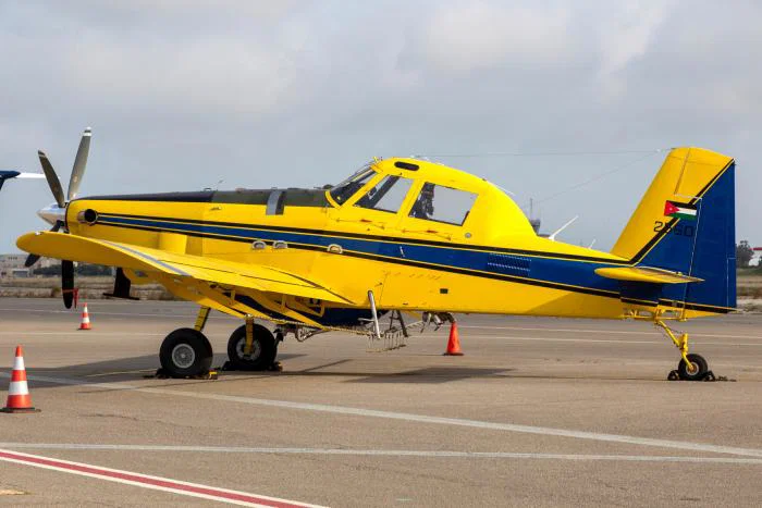 Eğitim Uçağı Acil İniş Yaptı Air Tractor AT-802i 48