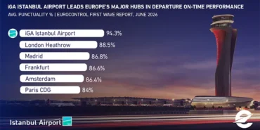 İstanbul Havalimanı En Dakik Havalimanı Oldu eurocontrol