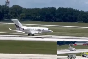 Akron-Canton’da Ön İniş Takımı Açılmayan NetJets Jeti Acil İniş Yaptı