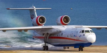 Rus Be-200ChS Orman Yangınlarına Müdahale Etmeye Devam Ediyor Rus Be-200ChS