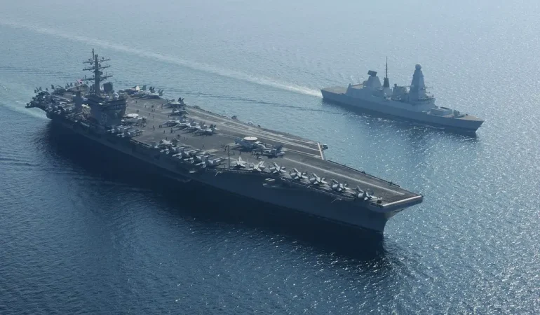 ABD Uçak Gemisinde Kaza! USS Dwight D. Eisenhower
