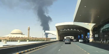 arabistan havalimanı vuruldu