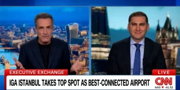 İGA İstanbul Havalimanı CEO'su Selahattin Bilgen, CNN International'ın Quest Means Business programında