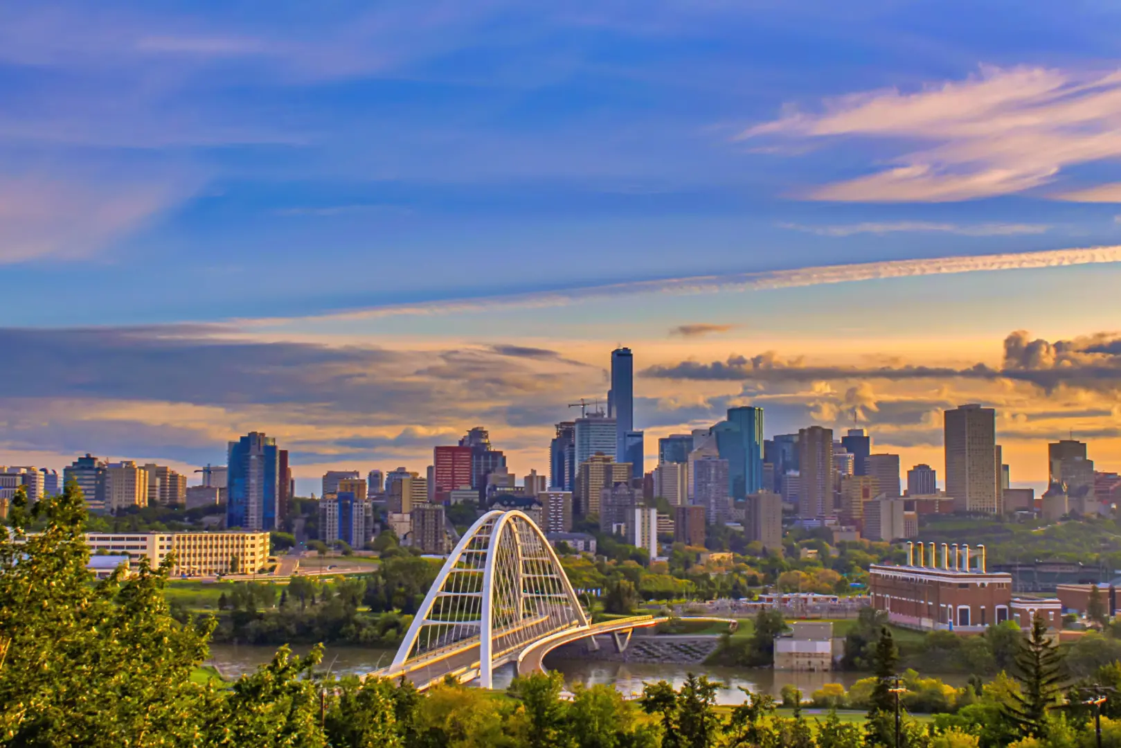 Edmonton, Kanada şehir manzarası