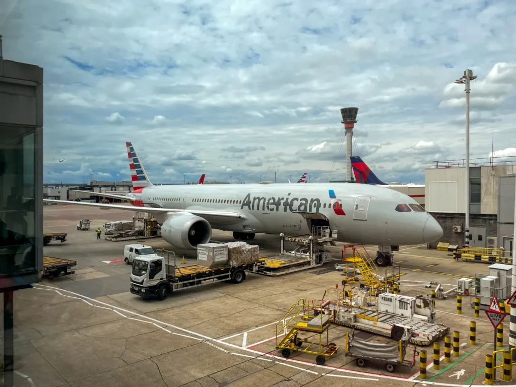 American Airlines Boeing 787-9 yolcu uçağı