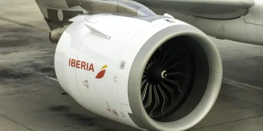 Iberia'ya ait Airbus A320neo uçağının CFM LEAP-1A motoru
