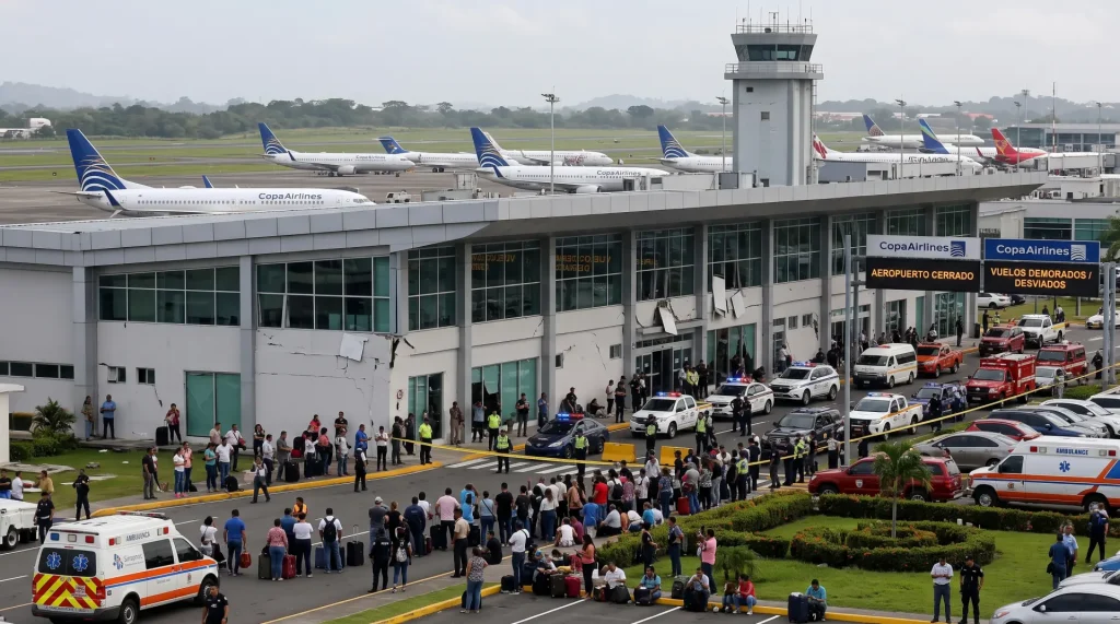 Panama’daki 7,7’lik Depremde Tocumen’de Uçuşlar Geçici Olarak Durduruldu