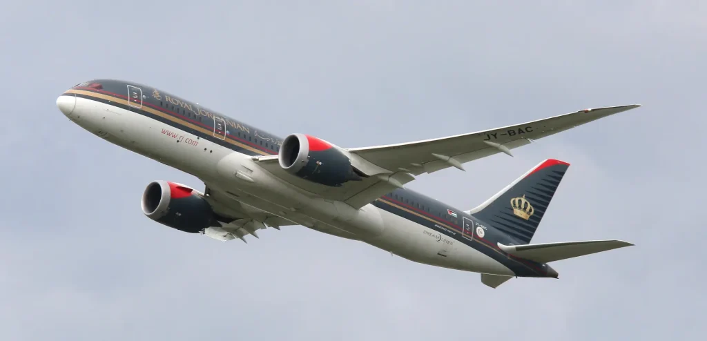 Royal Jordanian Boeing 787-8 Dreamliner uçağı