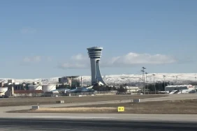 ankara esenboga havalimani nin yeni hava trafik kontrol kule