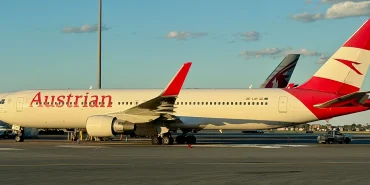 Austrian Airlines'ın OE-LAY tescilli Boeing 767-300ER'ı