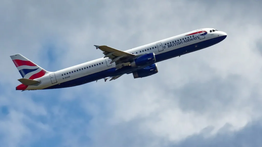 British Airways'e ait Airbus A321