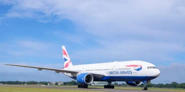 British Airways'in Londra Gatwick–Colombo ilk seferi Sri Lanka'ya iniş yaptı