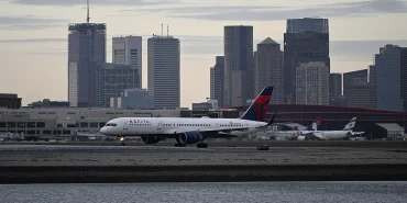 Delta Air Lines Boeing 757-200 Boston Logan Havalimanı'nda