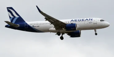 Aegean Airlines'a ait Airbus A320neo