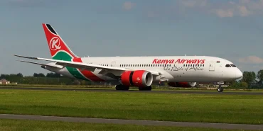 Kenya Airways'e ait Boeing 787-8