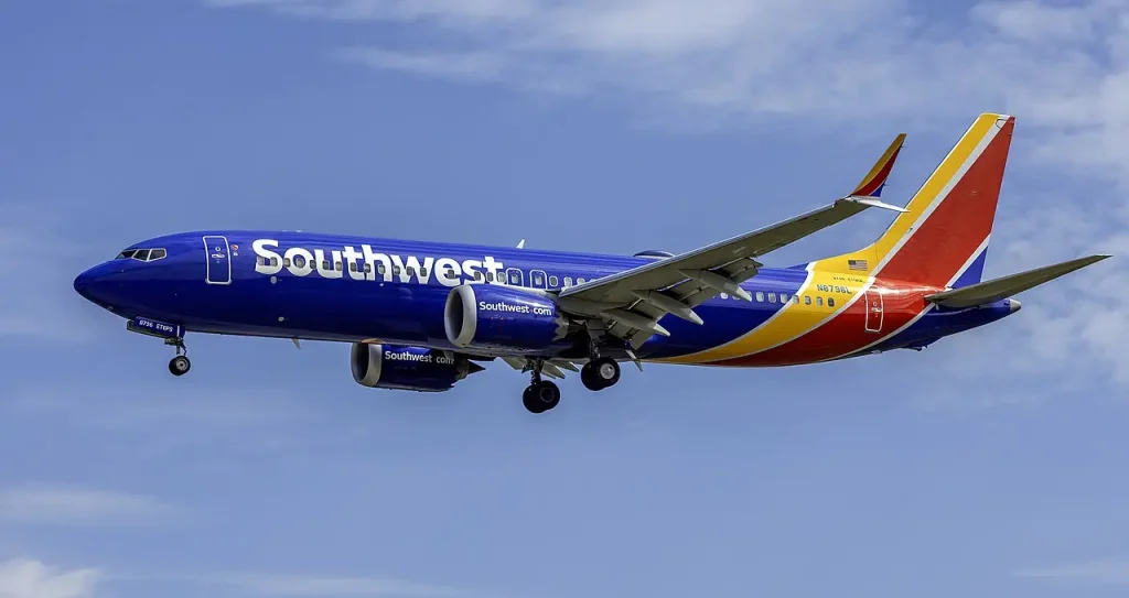 Southwest Airlines'a ait Boeing 737 MAX 8