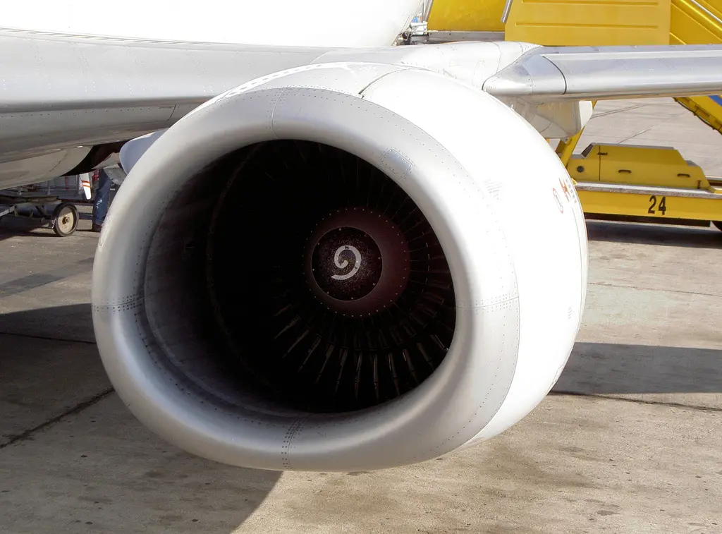 Bir Boeing 737'deki CFM56 motoru (temsili)