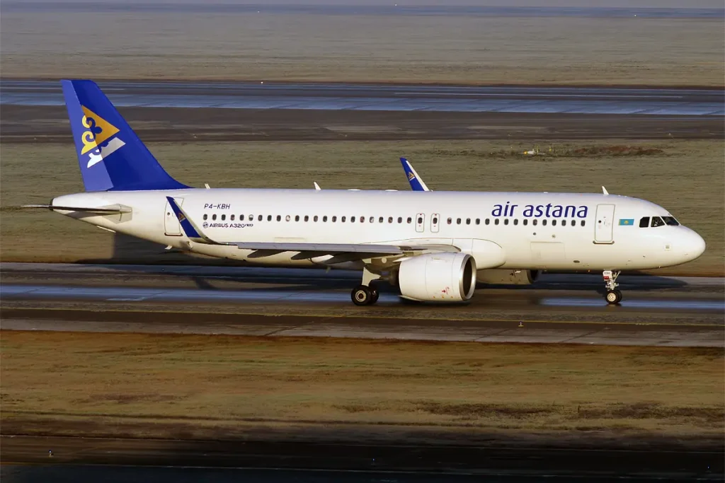 Air Astana'ya ait Airbus A320neo