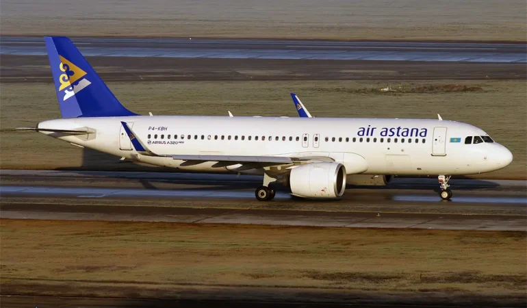 Air Astana'ya ait Airbus A320neo