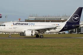 Lufthansa City Airlines'a ait Airbus A319