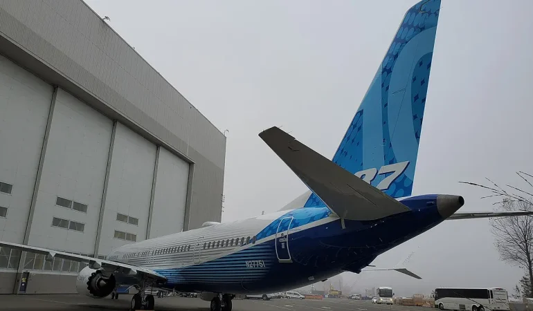 Boeing 737 MAX 10 prototipi tanıtım töreninde