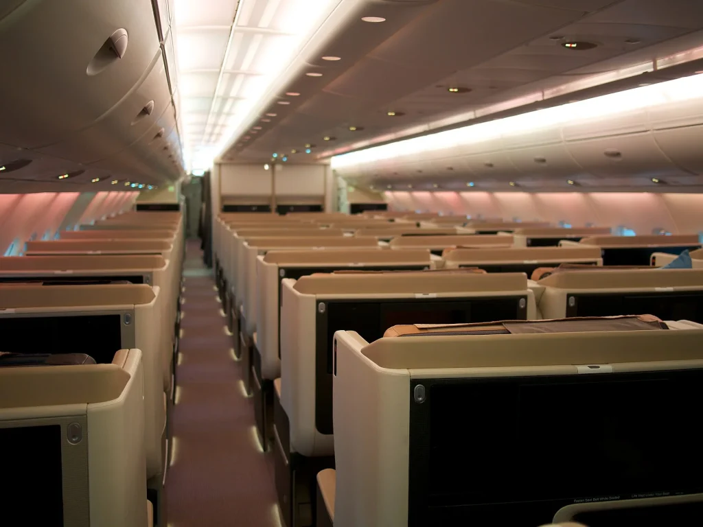 Singapore Airlines Business Class kabini